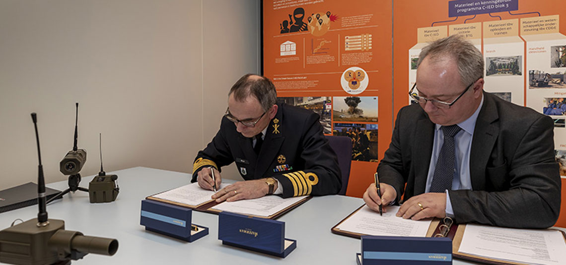 Signature of an 8-year framework agreement for the supply of Unmanned Unattended Ground Sensor (UUGS) systems